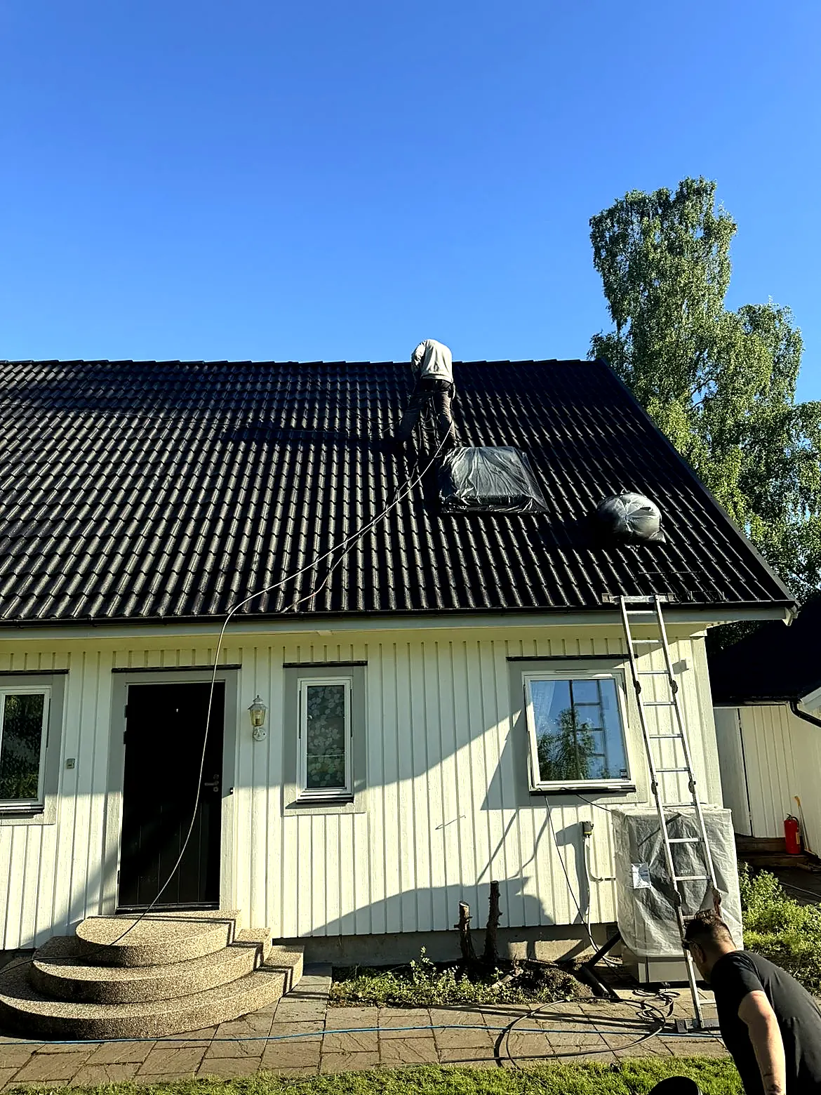 Utfört projekt av C&V Takvård